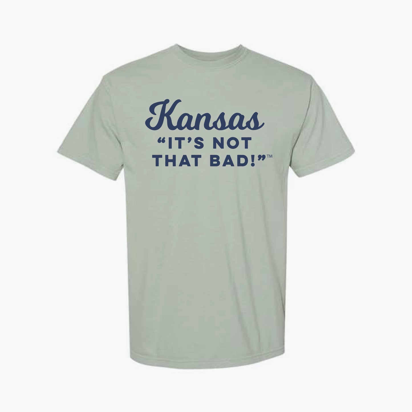 Kansas "It's Not That Bad!" Bay/Navy Tee