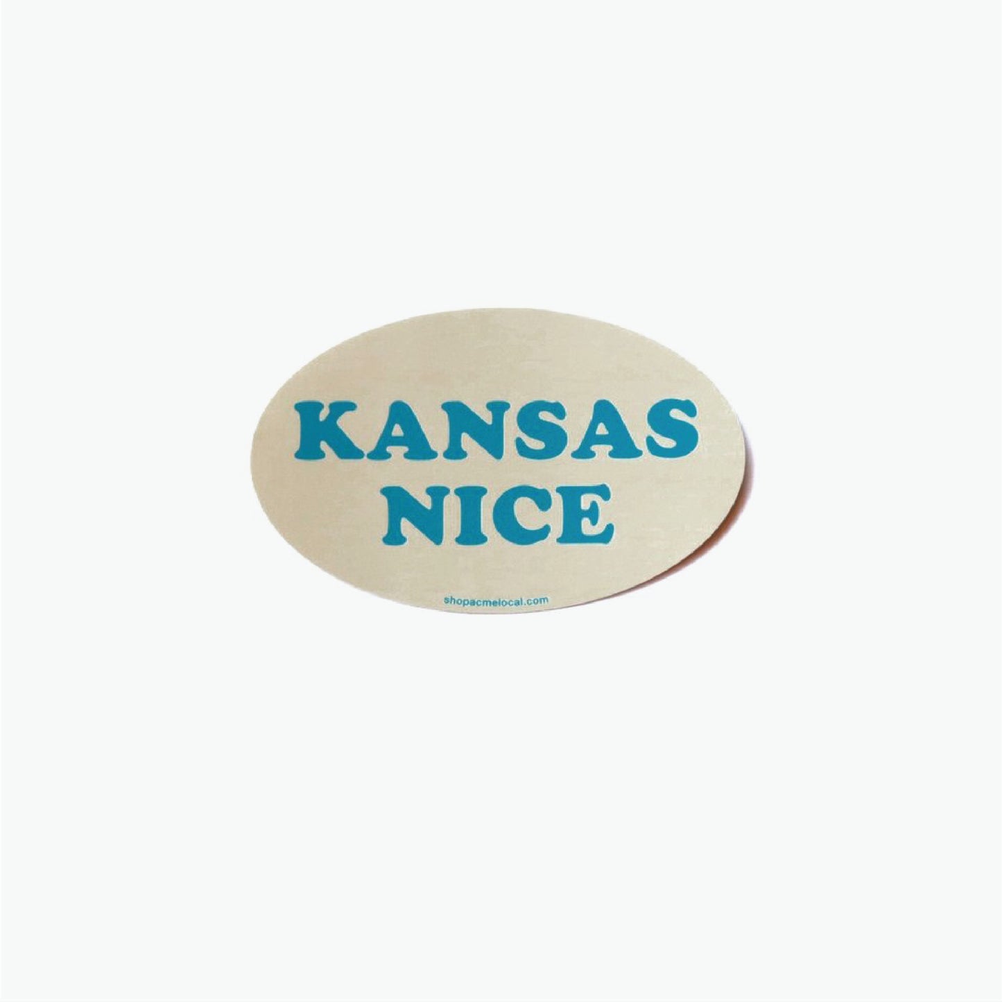 Kansas Nice Sticker
