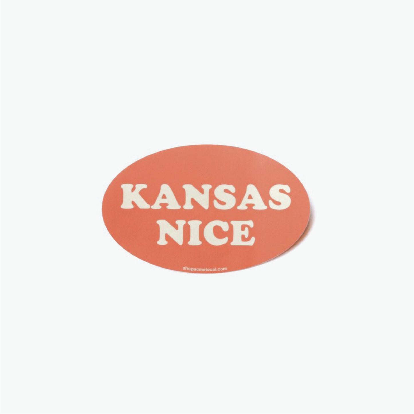 Kansas Nice Sticker