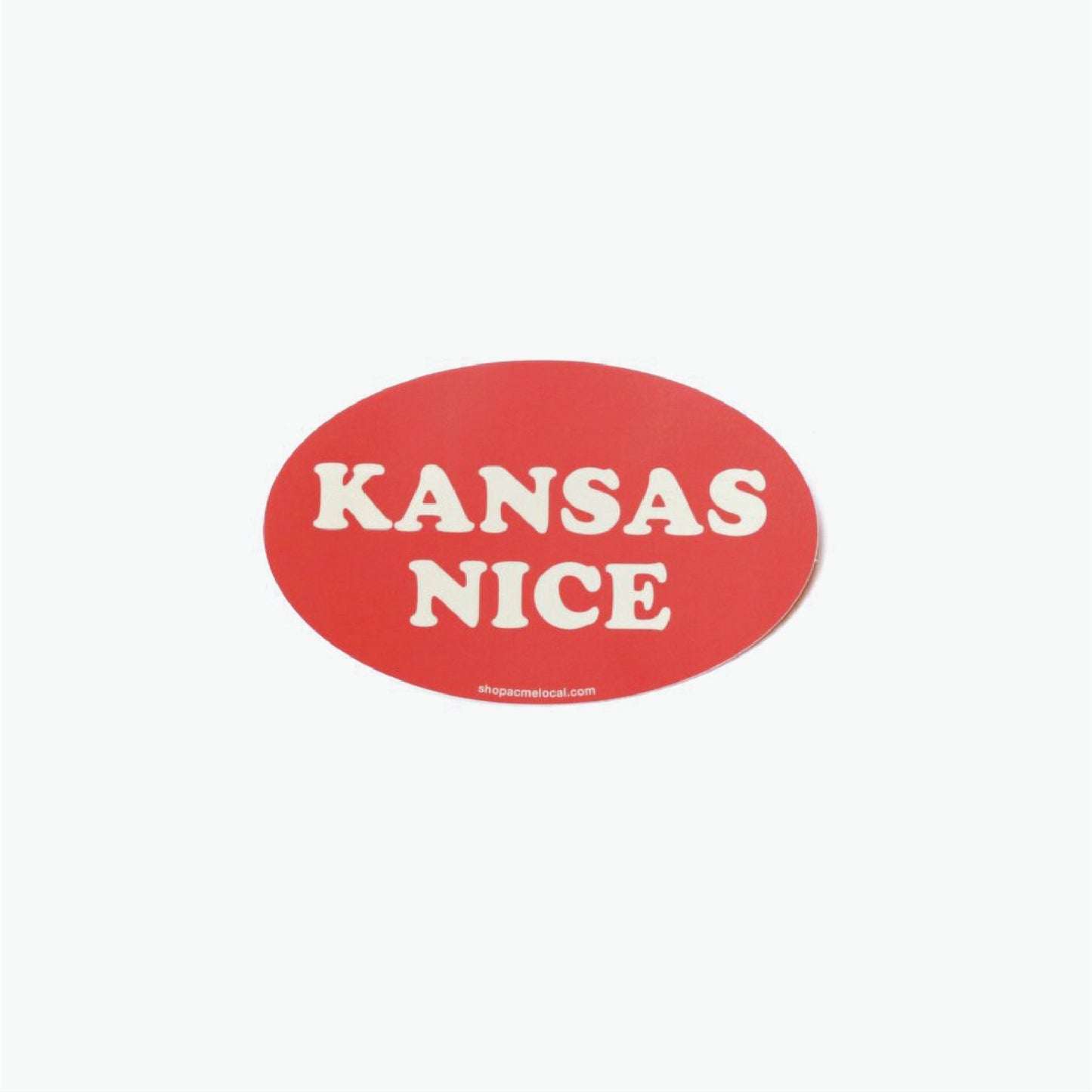 Kansas Nice Sticker
