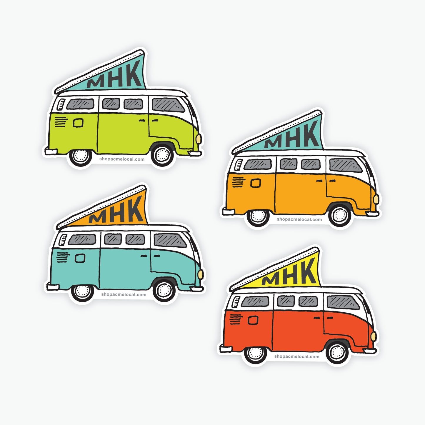 MHK VW Camper Sticker