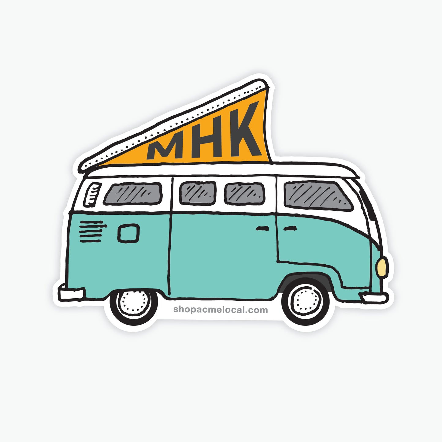 MHK VW Camper Sticker