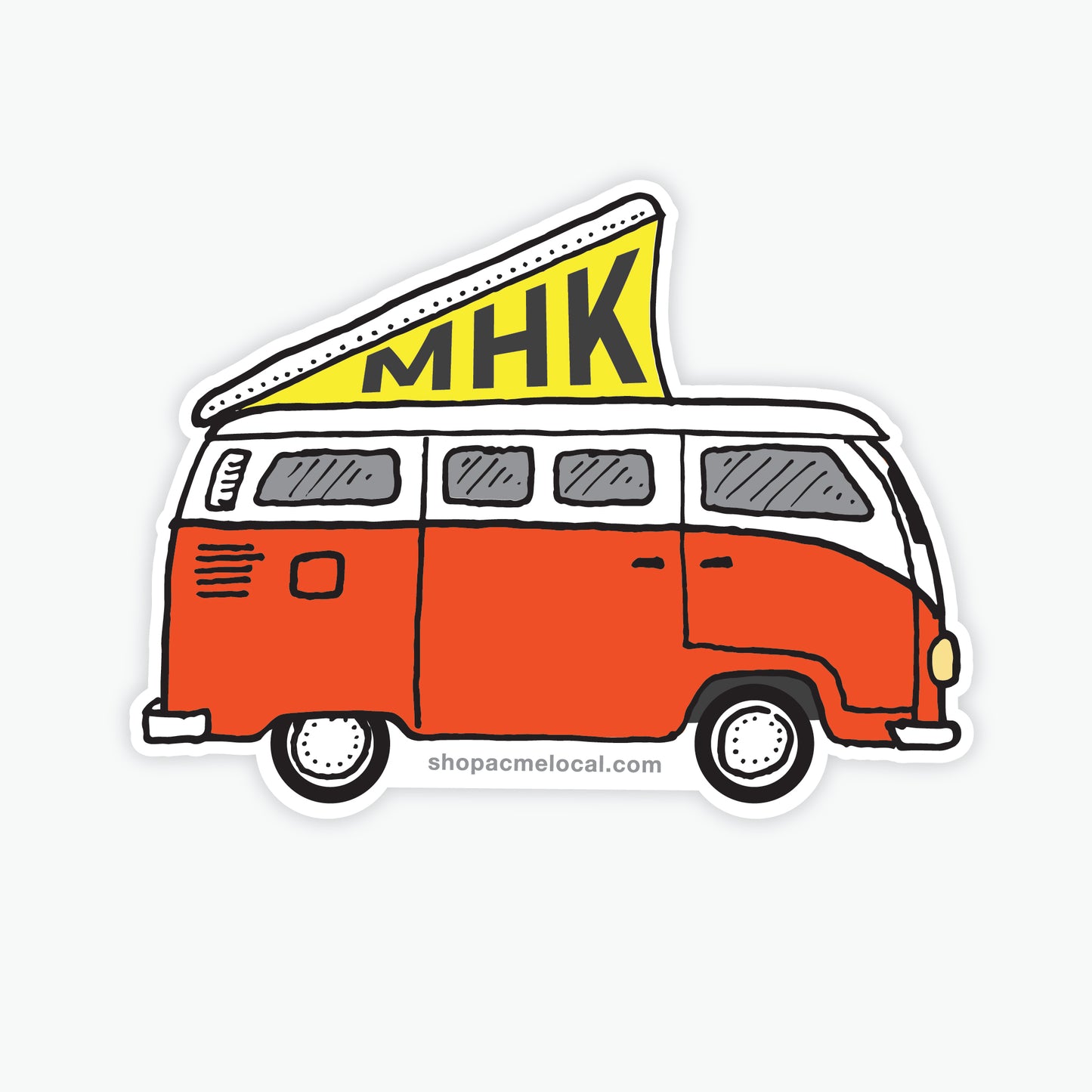 MHK VW Camper Sticker