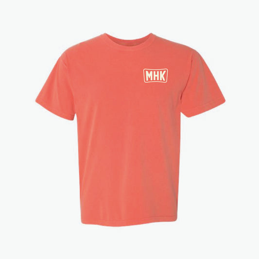 MHK Roadside Retro Bright Salmon Tee