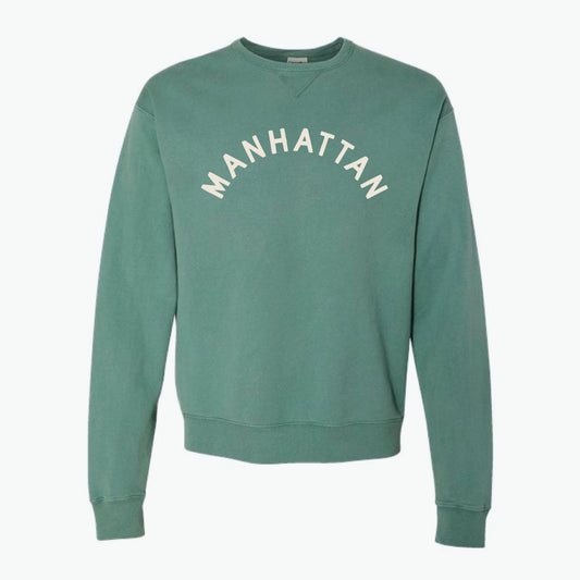 Manhattan Arch Cypress Crewneck Sweatshirt