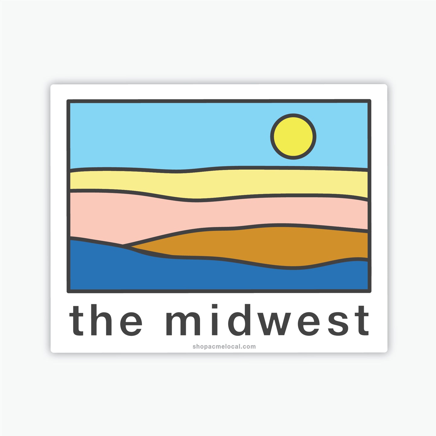 Midwest Album Cover Sticker