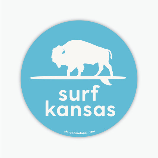 Surf Kansas Sticker