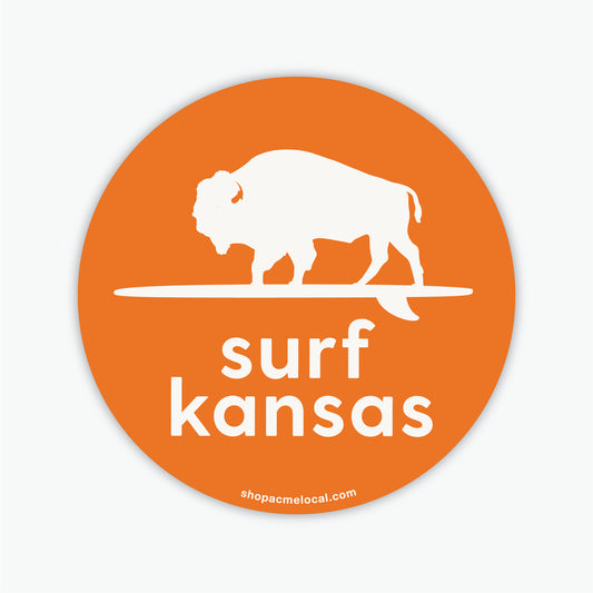 Surf Kansas Sticker