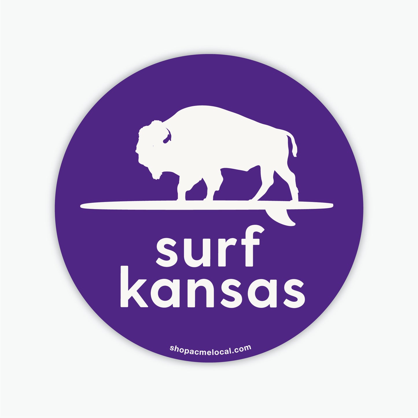 Surf Kansas Sticker