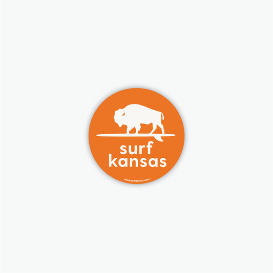 Surf Kansas Mini Sticker