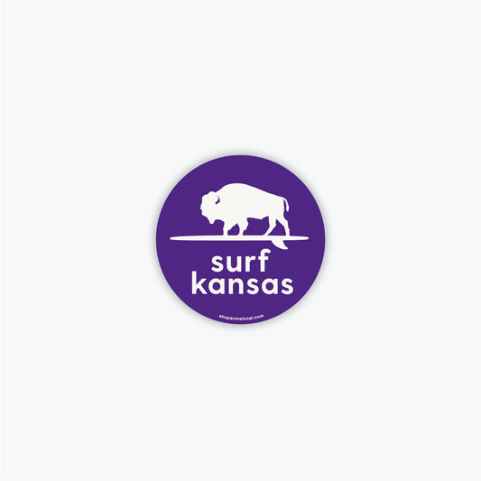 Surf Kansas Mini Sticker