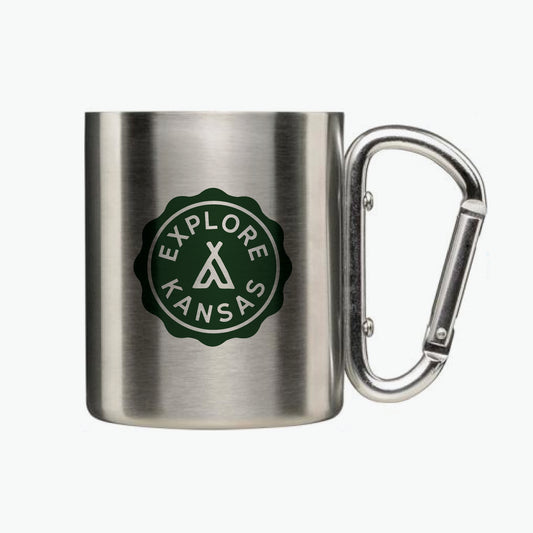 Explore Kansas Carabiner Mug