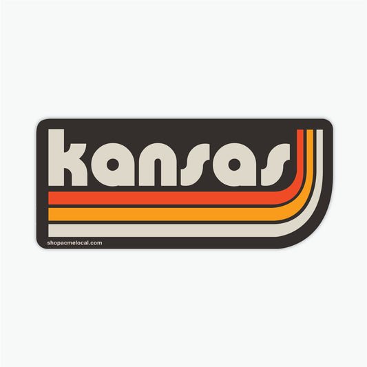 Kansas Classic Swoop Sticker