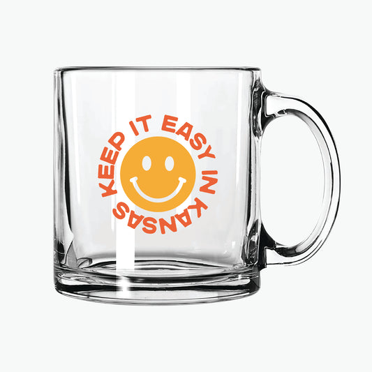 Keep it Easy Glass Mug
