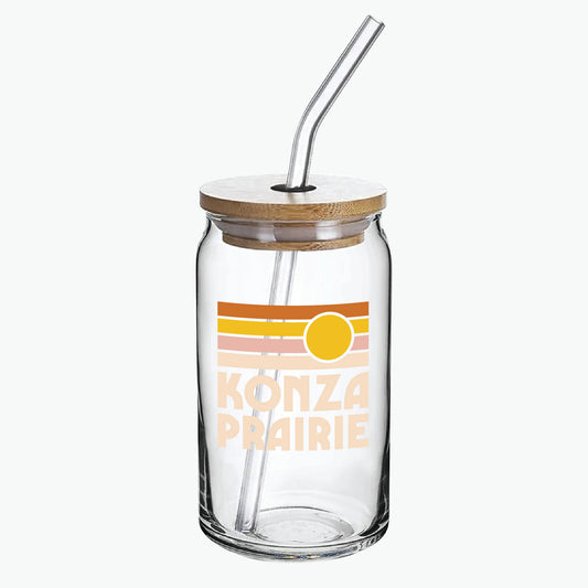 Konza Prairie Can Glass