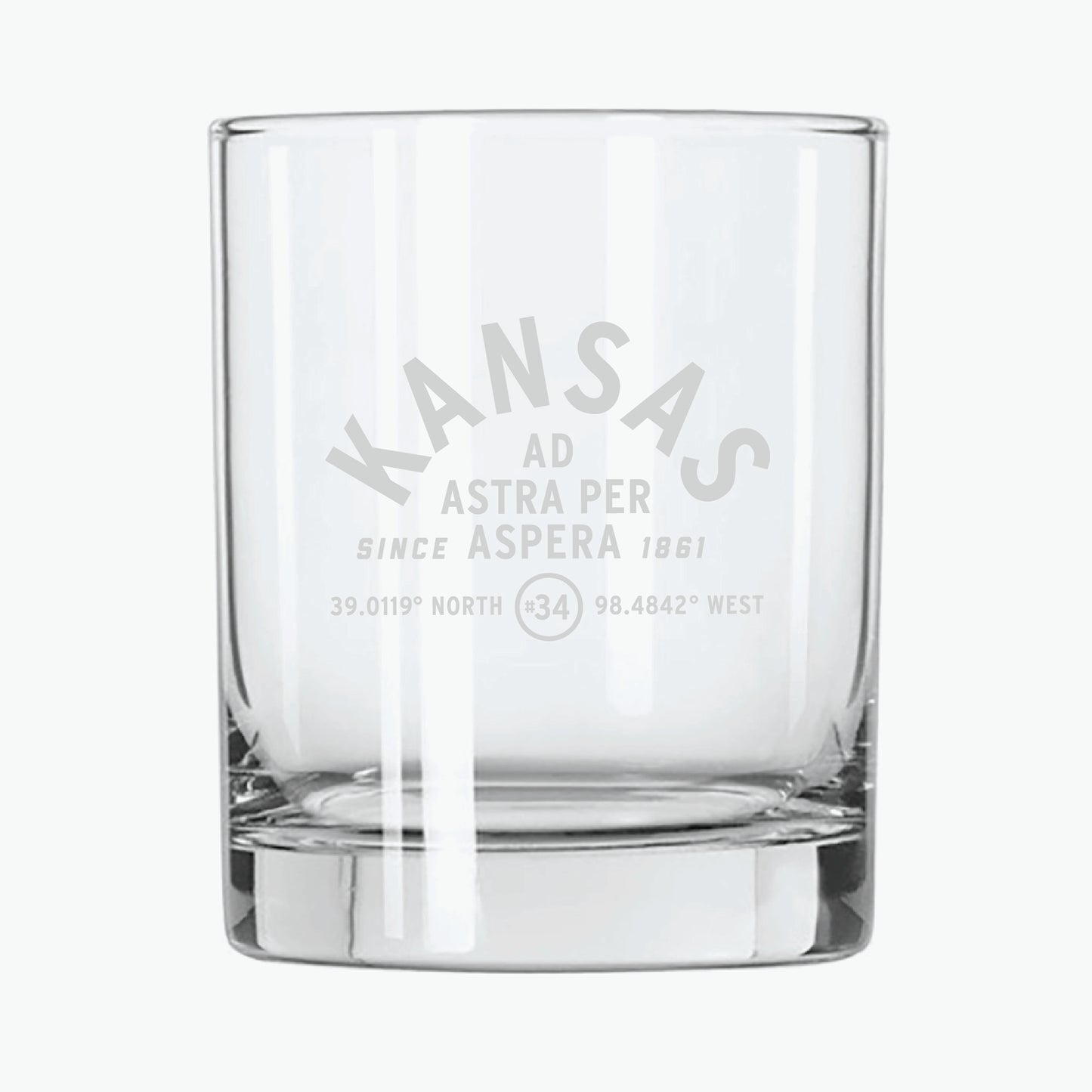 Kansas Arch Whiskey Glass