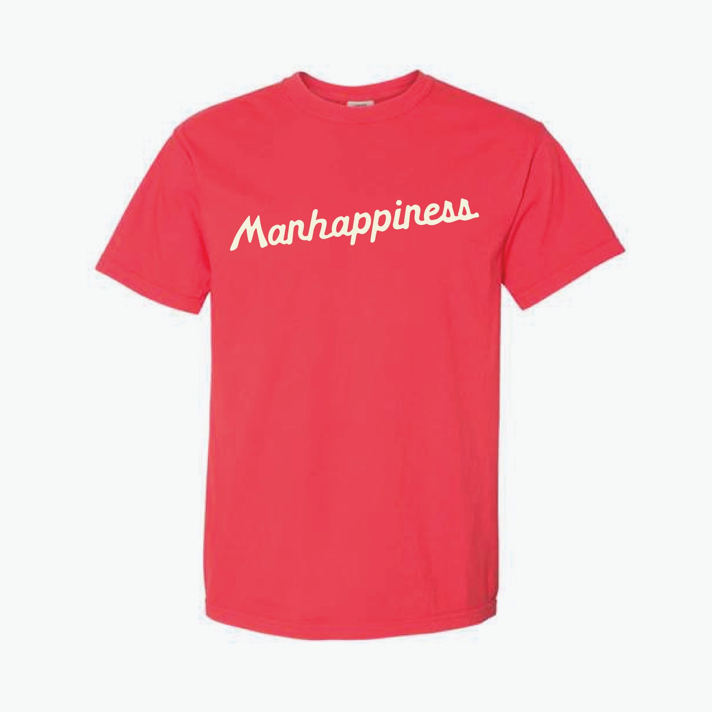 Manhappiness City Park Script Paprika Tee