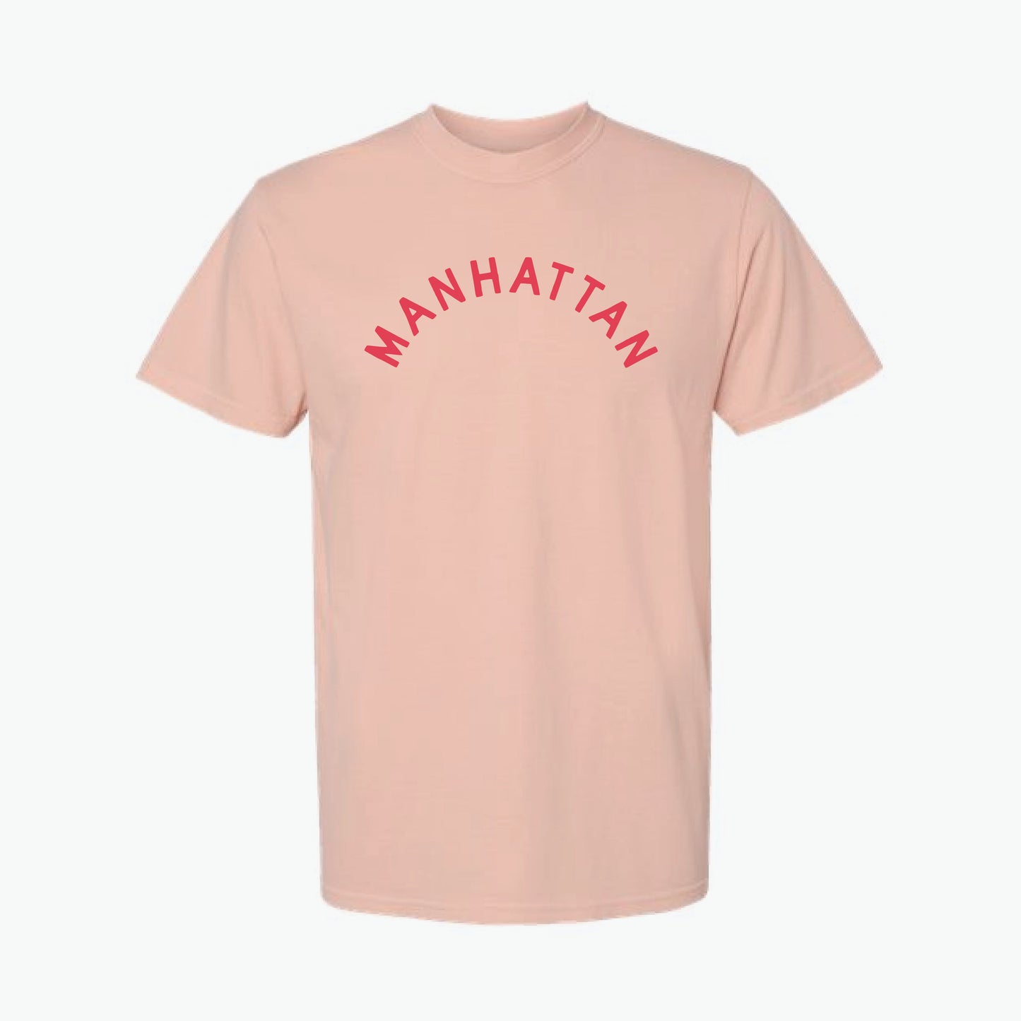 Manhattan Classic Arch Peach Tee