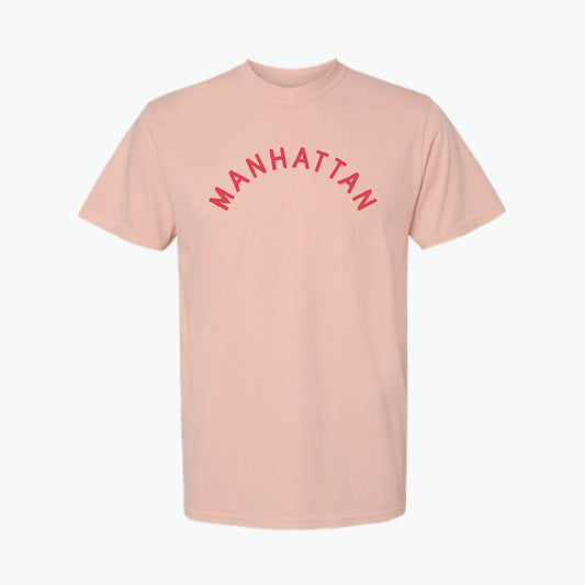 Manhattan Classic Arch Peach Tee