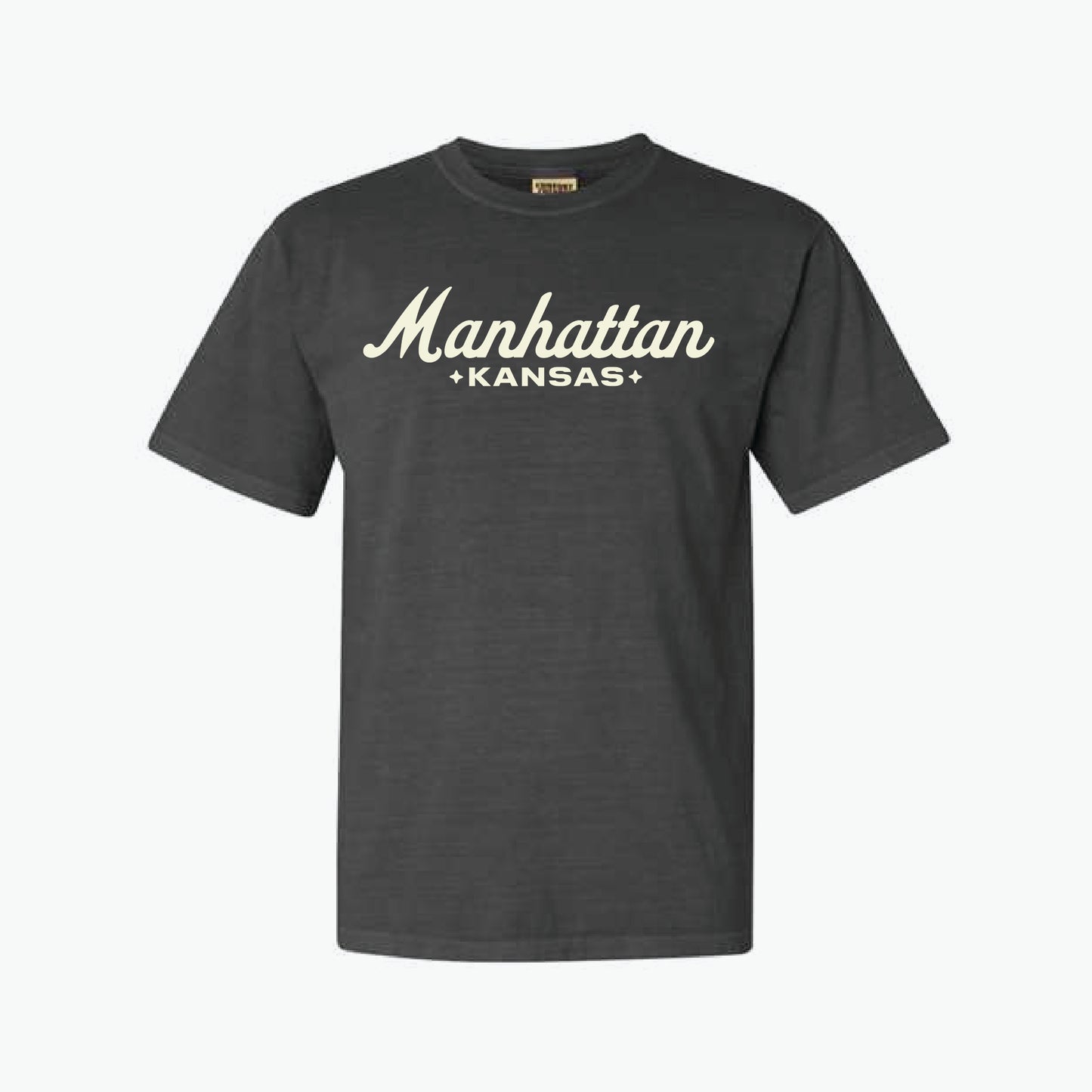 Manhattan Starlight Script Pepper Tee