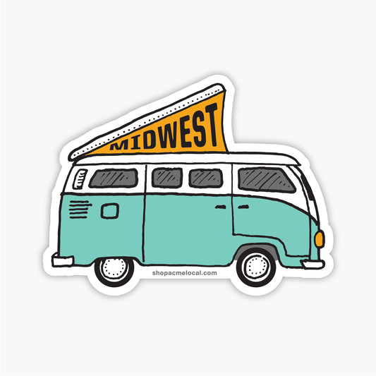 Midwest VW Camper Sticker
