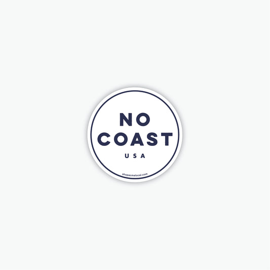 No Coast Mini Sticker