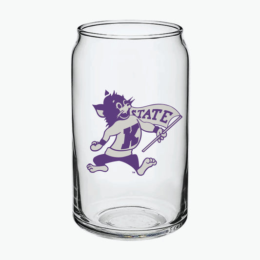Old School Willie Can Glass