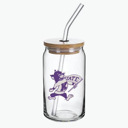 Old School Willie Can Glass