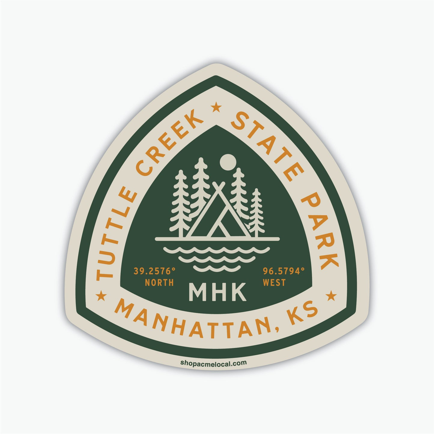 Tuttle State Park Badge Sticker