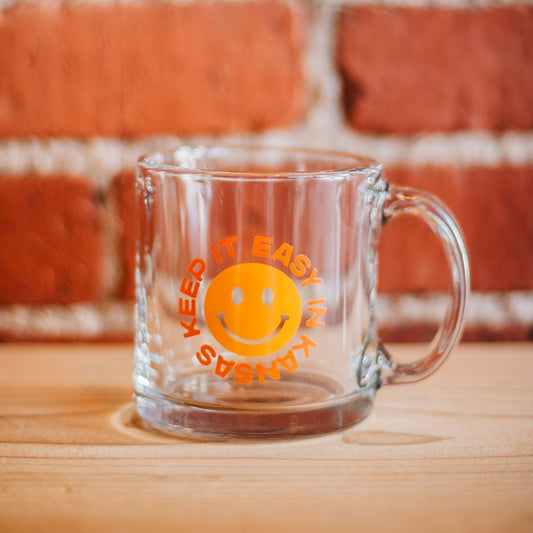 Keep it Easy Glass Mug