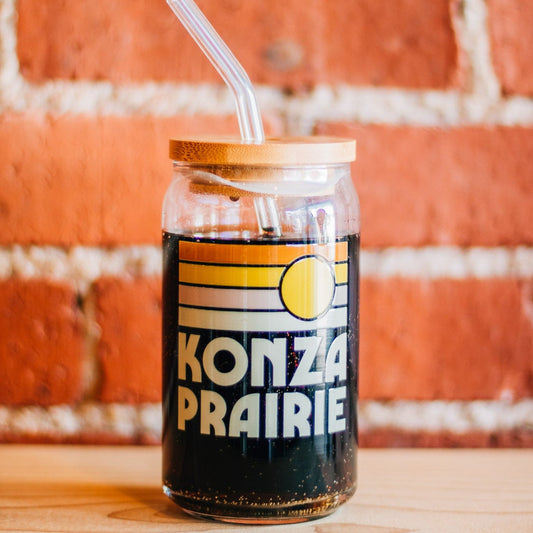 Konza Prairie Can Glass