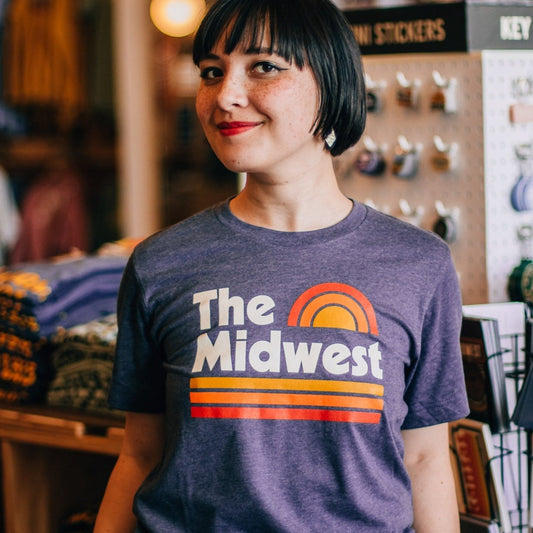 Midwest Vintage Navy Tee