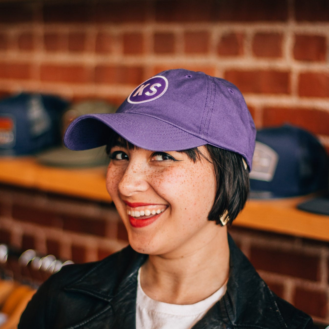 Purple KS Circle Hat