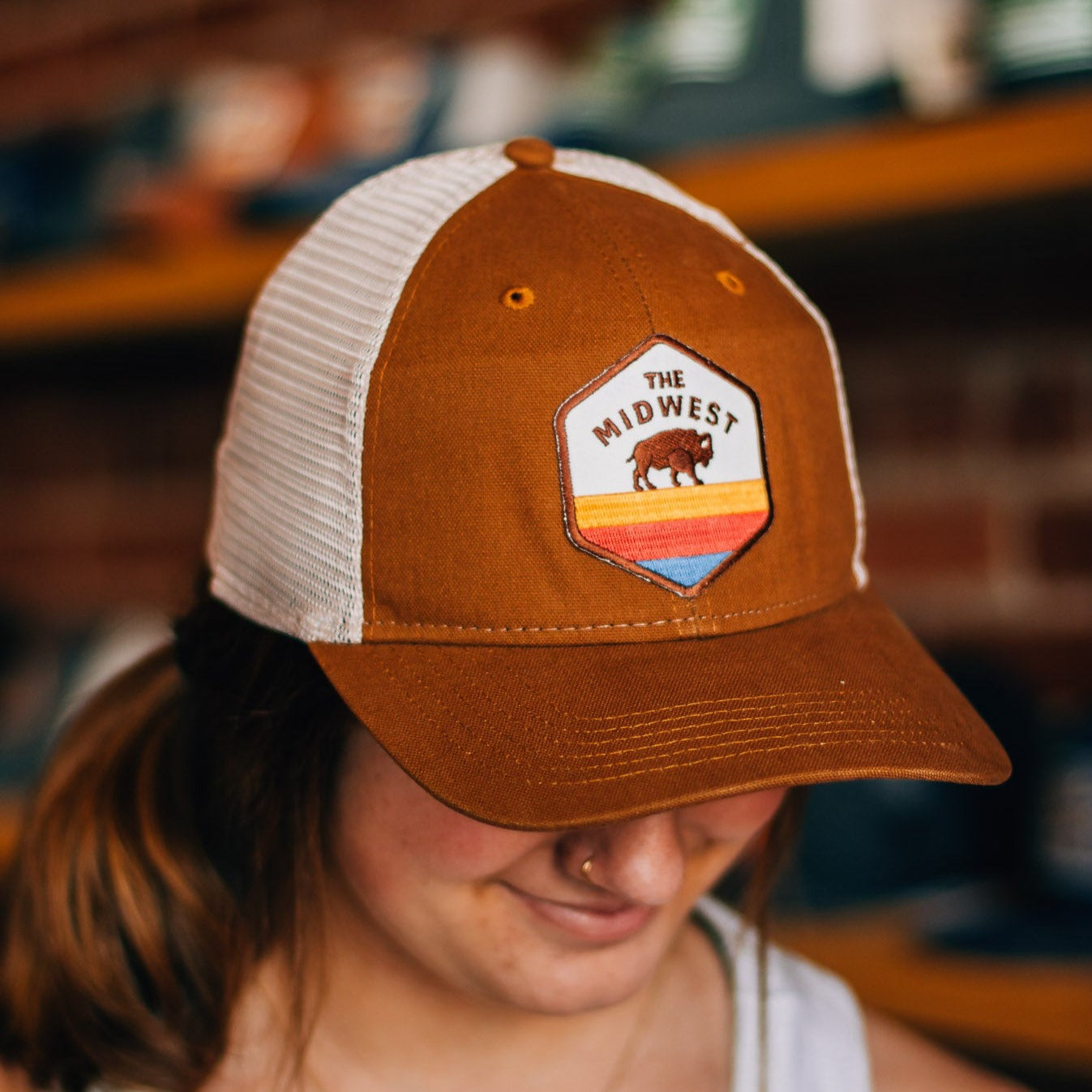 Buffalo Hexagon Hat