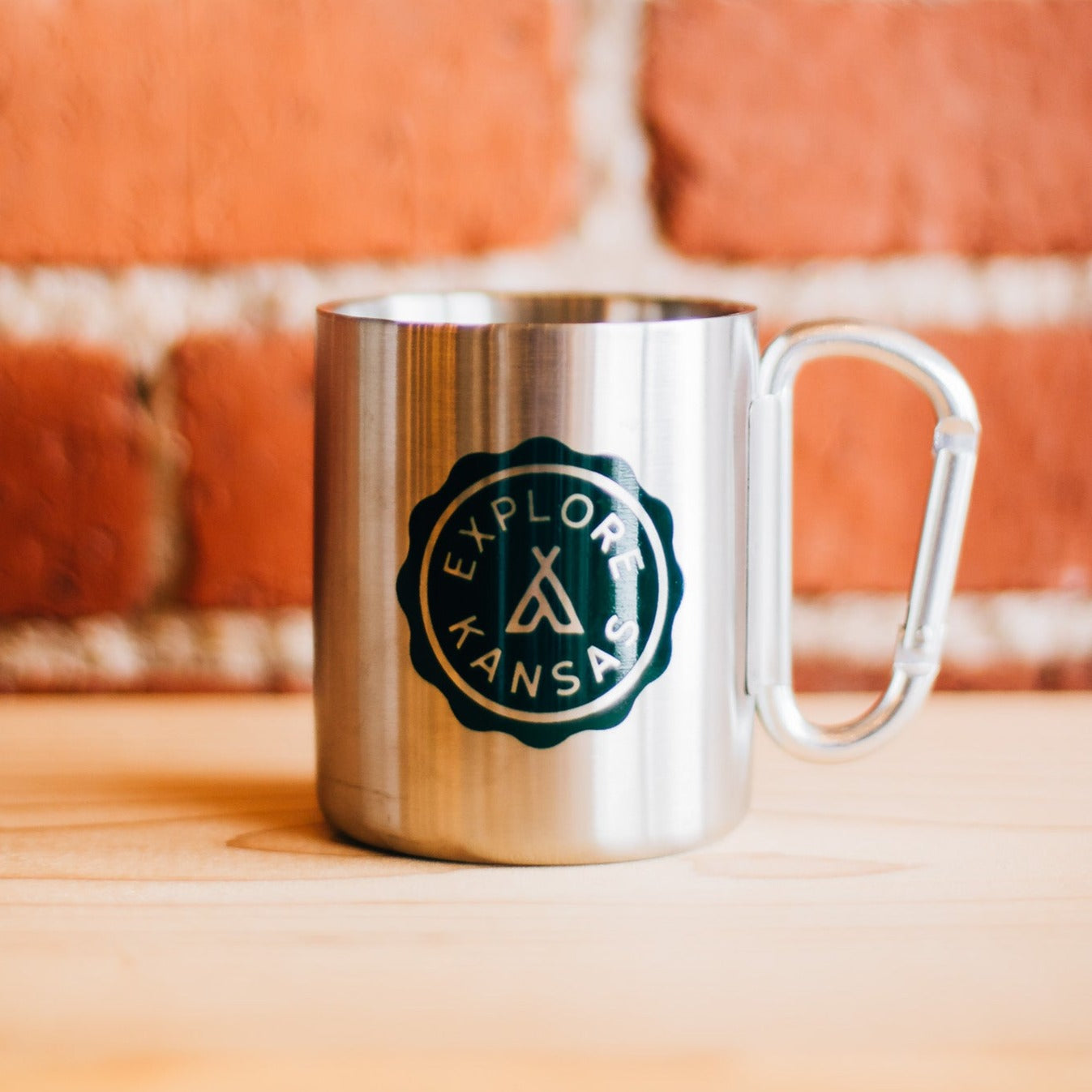 Explore Kansas Carabiner Mug