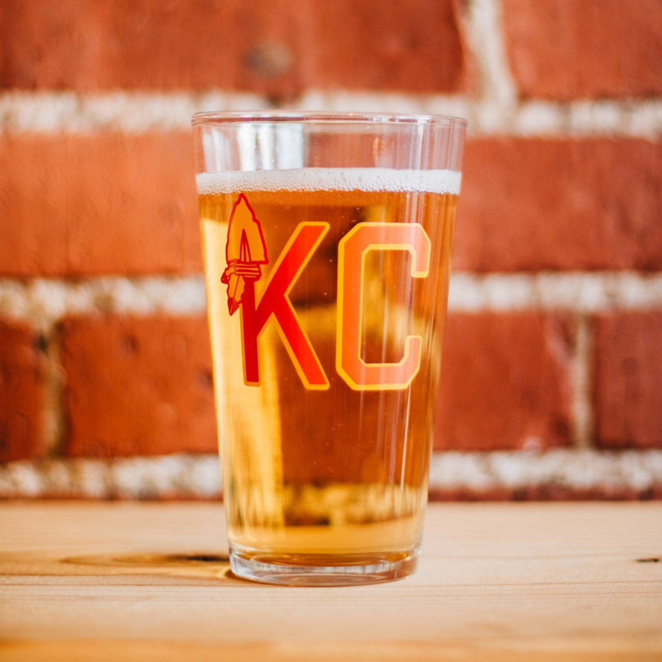 KC Arrowhead Pint