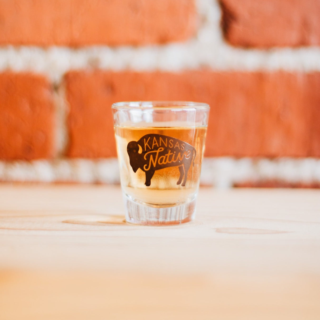 Kansas Native Shot Glass