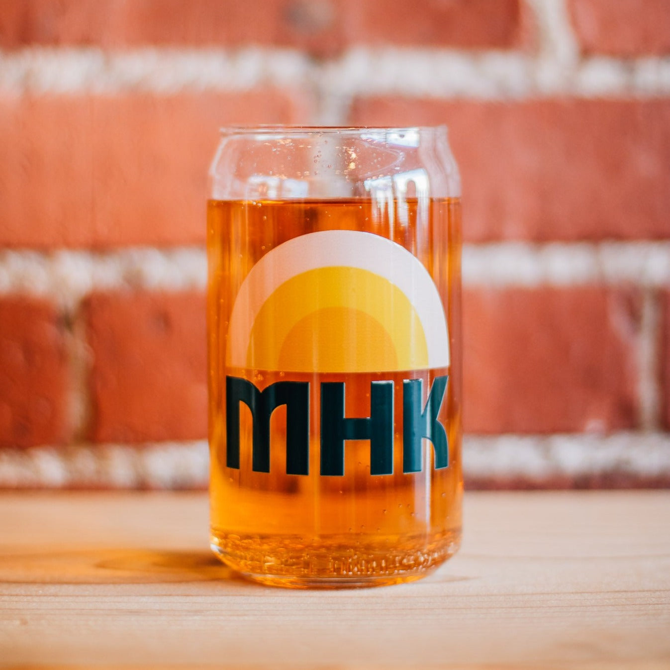 MHK Pastel Rainbow Can Glass