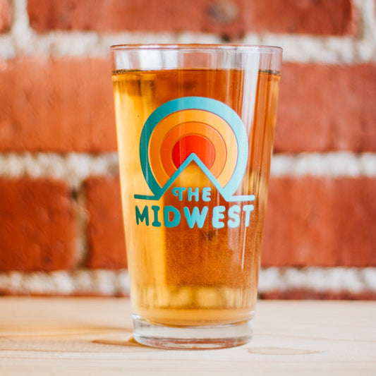 Midwest Circle Sunset Pint
