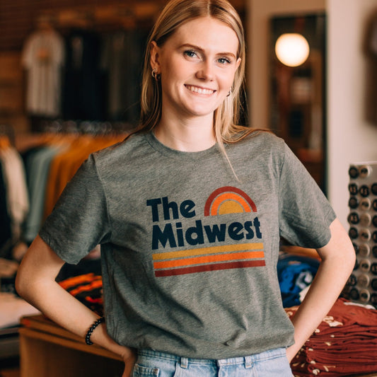 Midwest Vintage Grey Tee