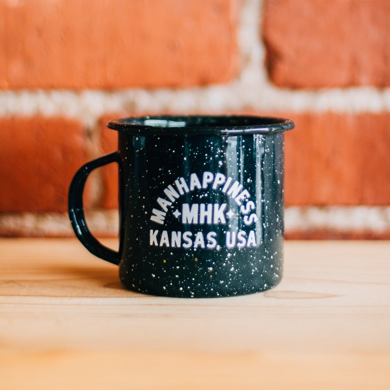 Manhappiness Enamel Mug