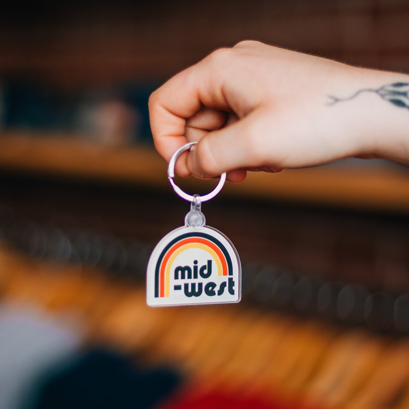 Midwest Happy Days Keychain