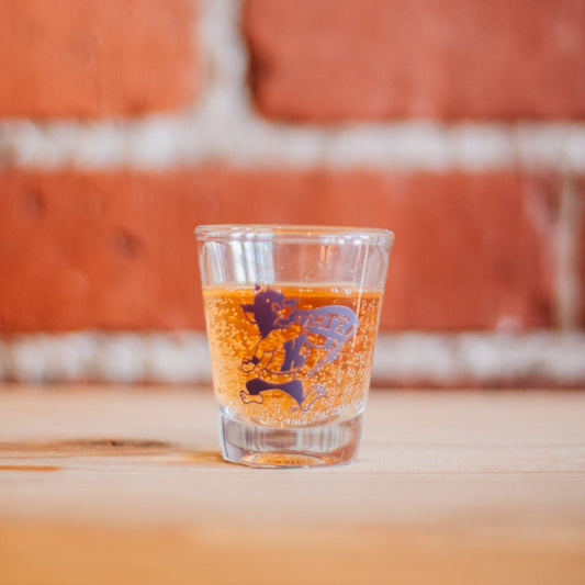 Old School Willie Shot Glass