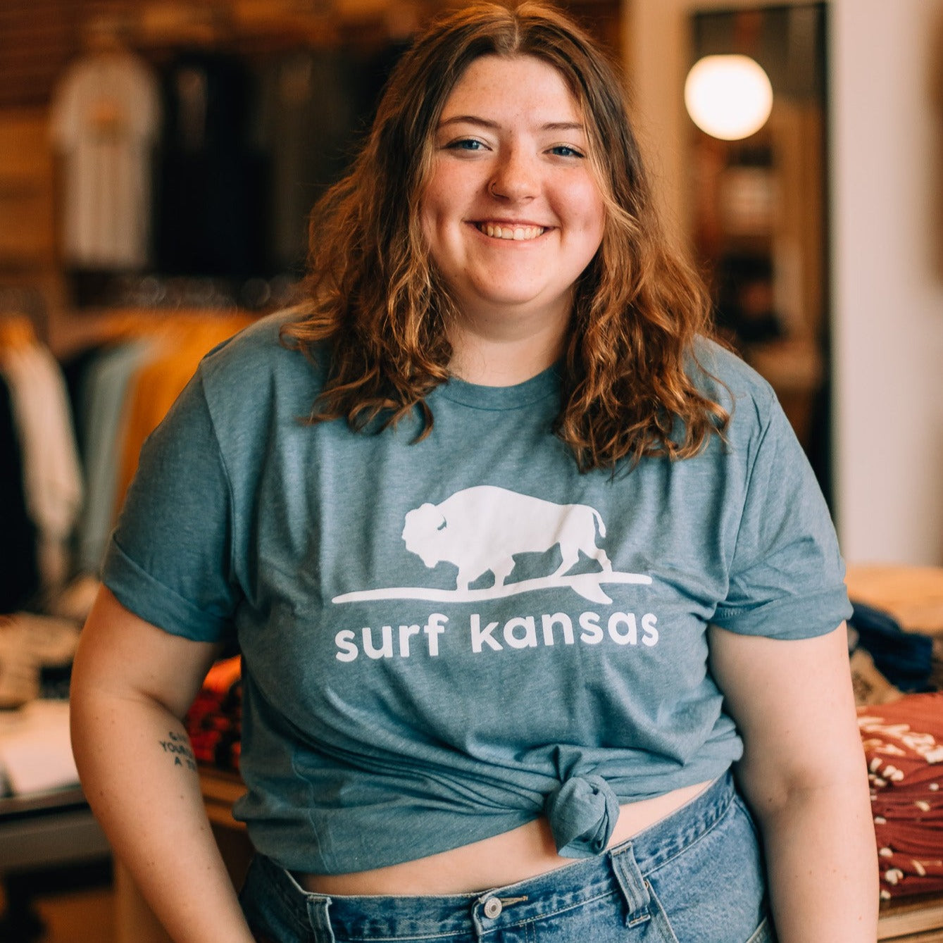 Surf Kansas Denim Tee