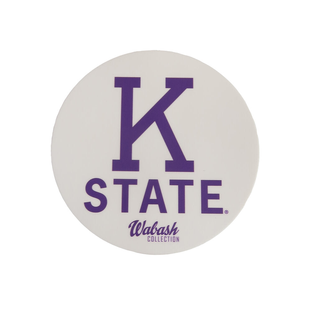 Wabash Big K White Sticker