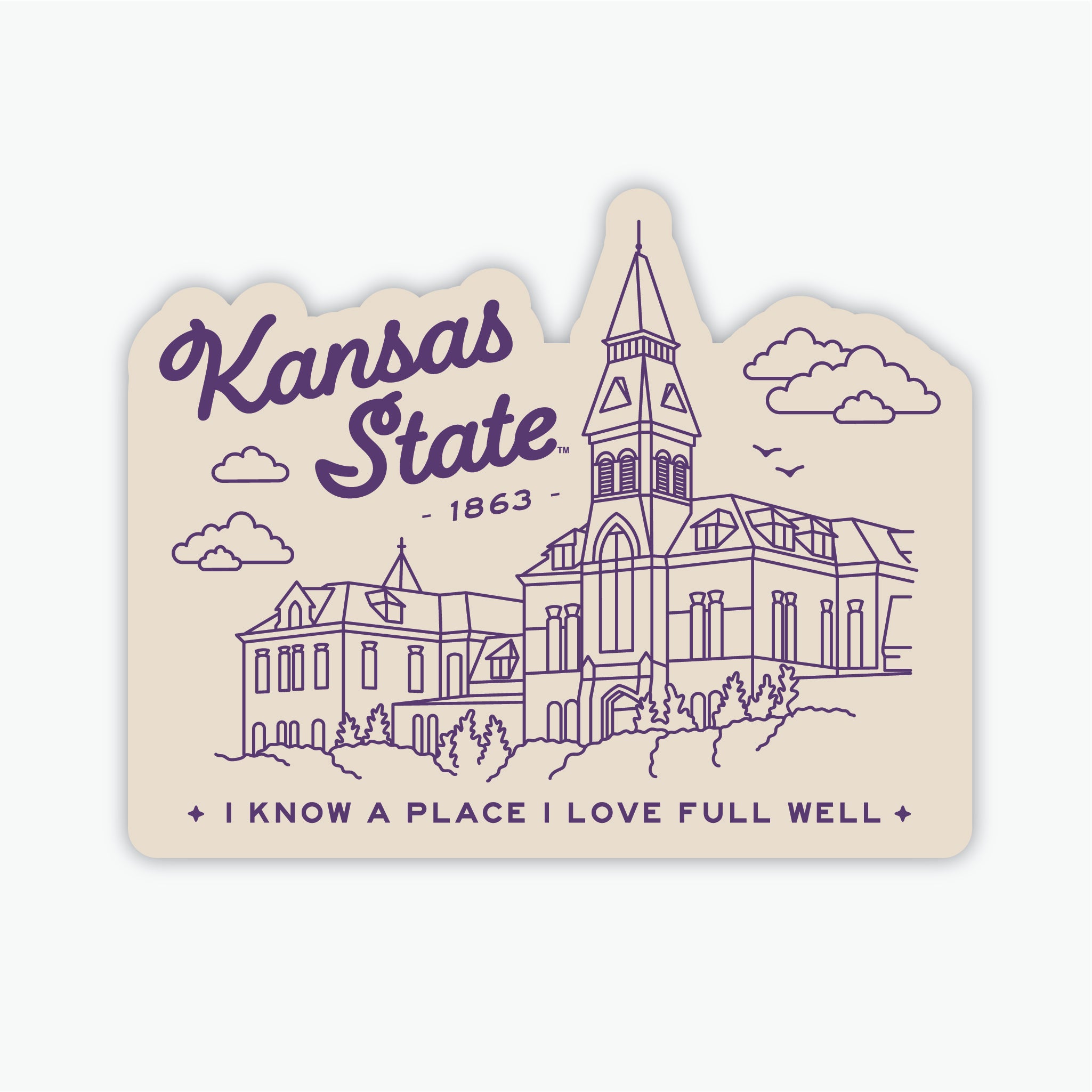 Anderson Hall Sticker – ACME LOCAL