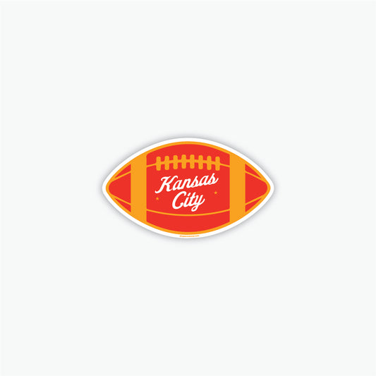 KC Football Mini Sticker