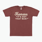 Kansas "It's Not That Bad!" Clay/Cream Tee