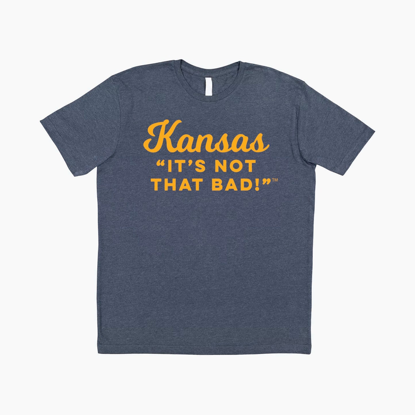 Kansas "It's Not That Bad!" Navy Tee