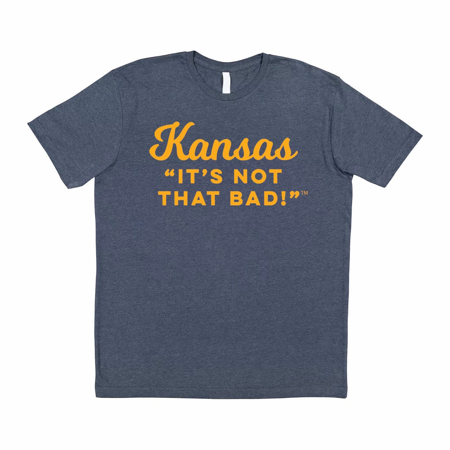 Kansas "It's Not That Bad!" Navy Tee
